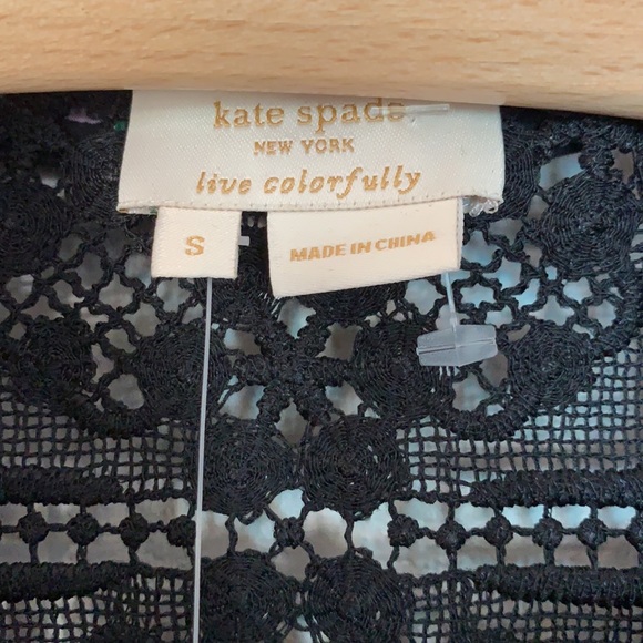 NEW Kate Spade Floral Greenhouse Lace Yoke Shirt Size Small - Picture 11 of 11